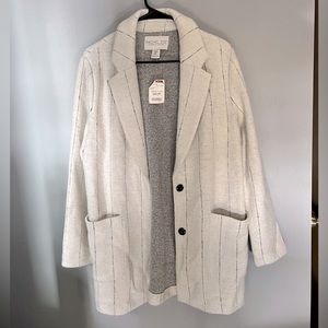 Rachel Zoe striped blazer - light gray color. With tags - never worn